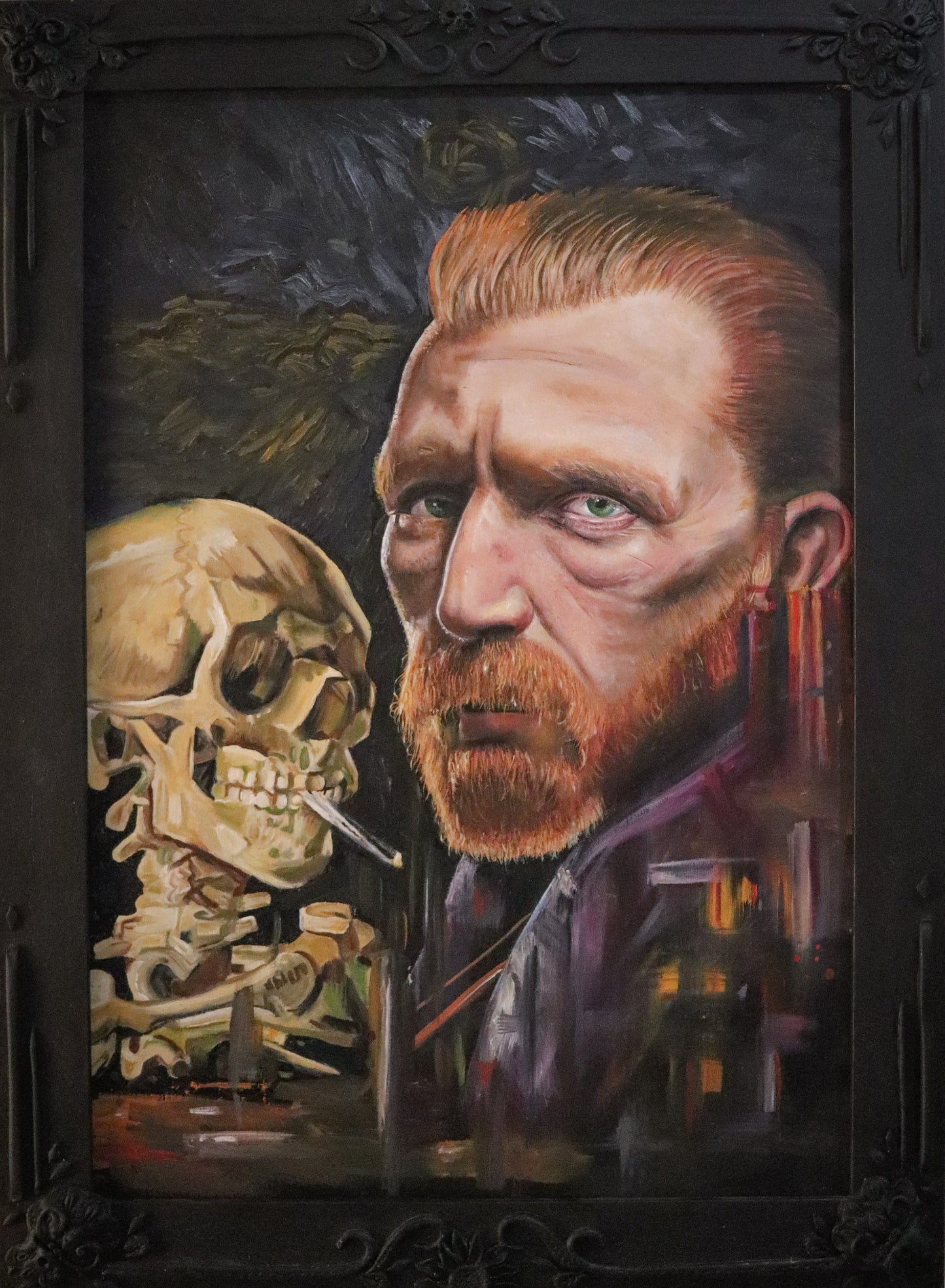 AGAC 2023 Top 25 Finalist - Marce Britz - Skull with Burning Cigarette