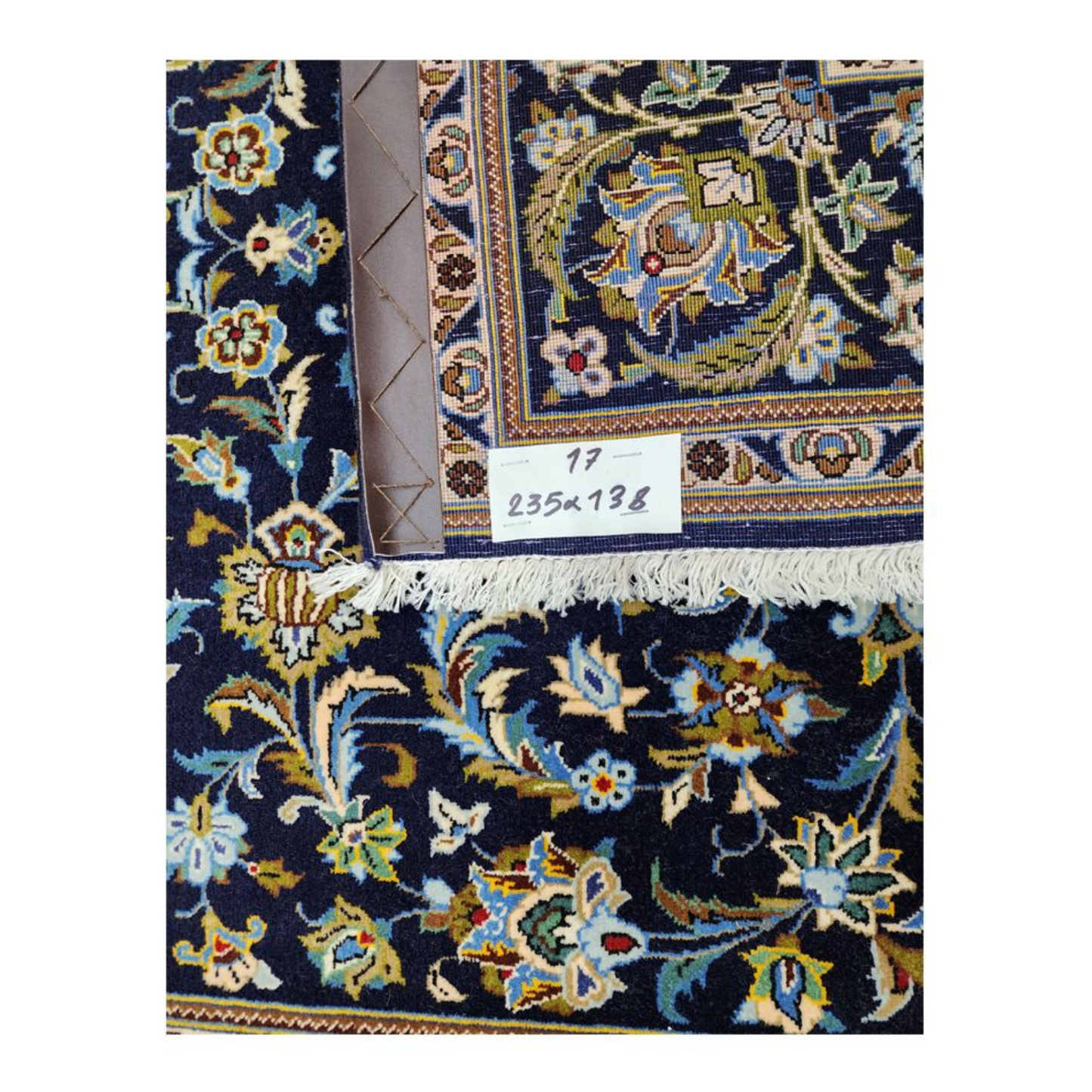 Rugs: Iranian Kashan Carpet 235 X 138 cm