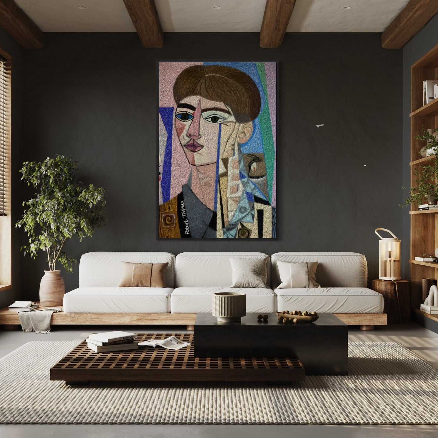 Title: JOHN - ARTi Gallery Original Robert Thirtle CANVAS Print - Sizes A4 - A0