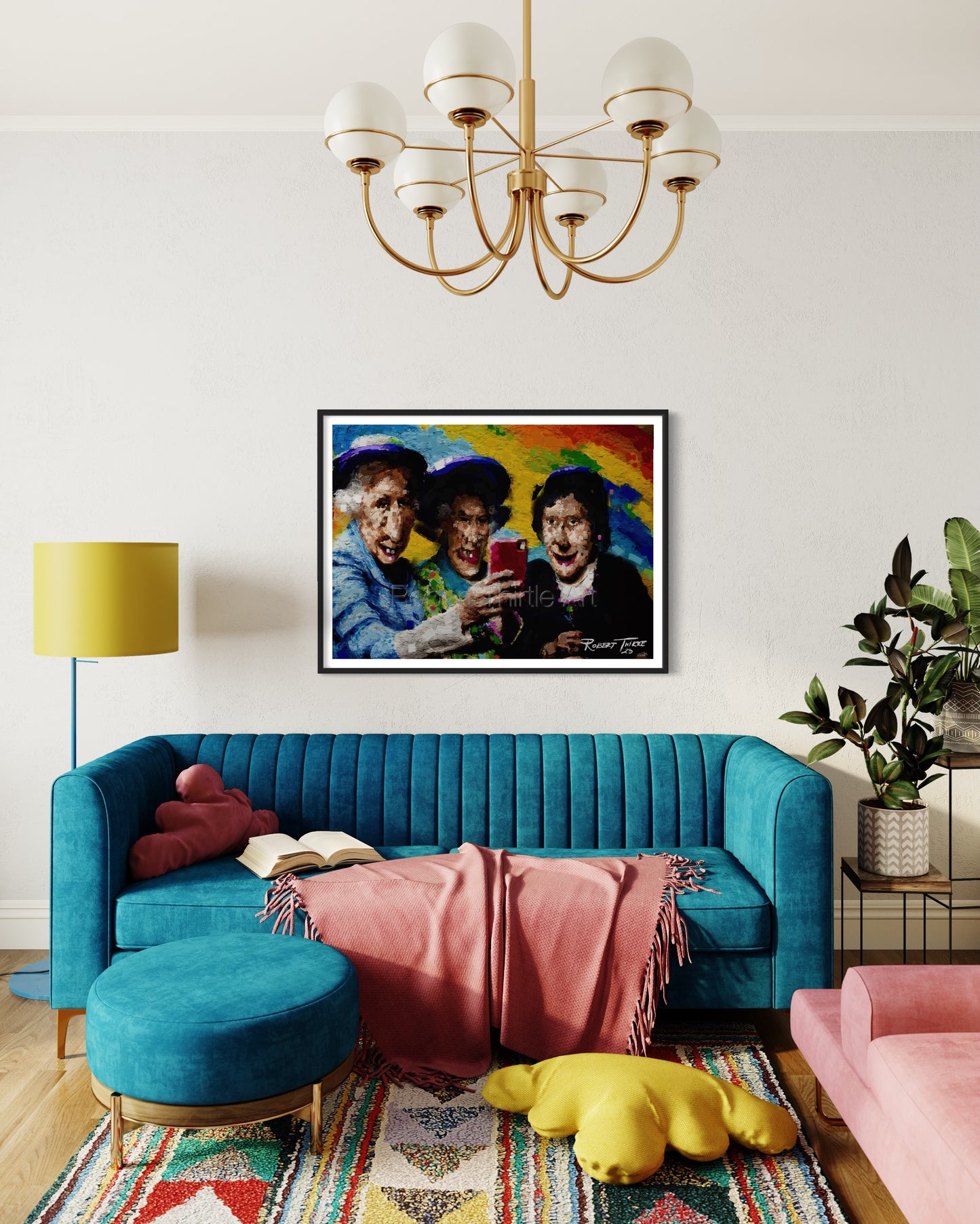 Title: ONSIE - ARTi Gallery Original Robert Thirtle CANVAS Print - Sizes A4 - A0