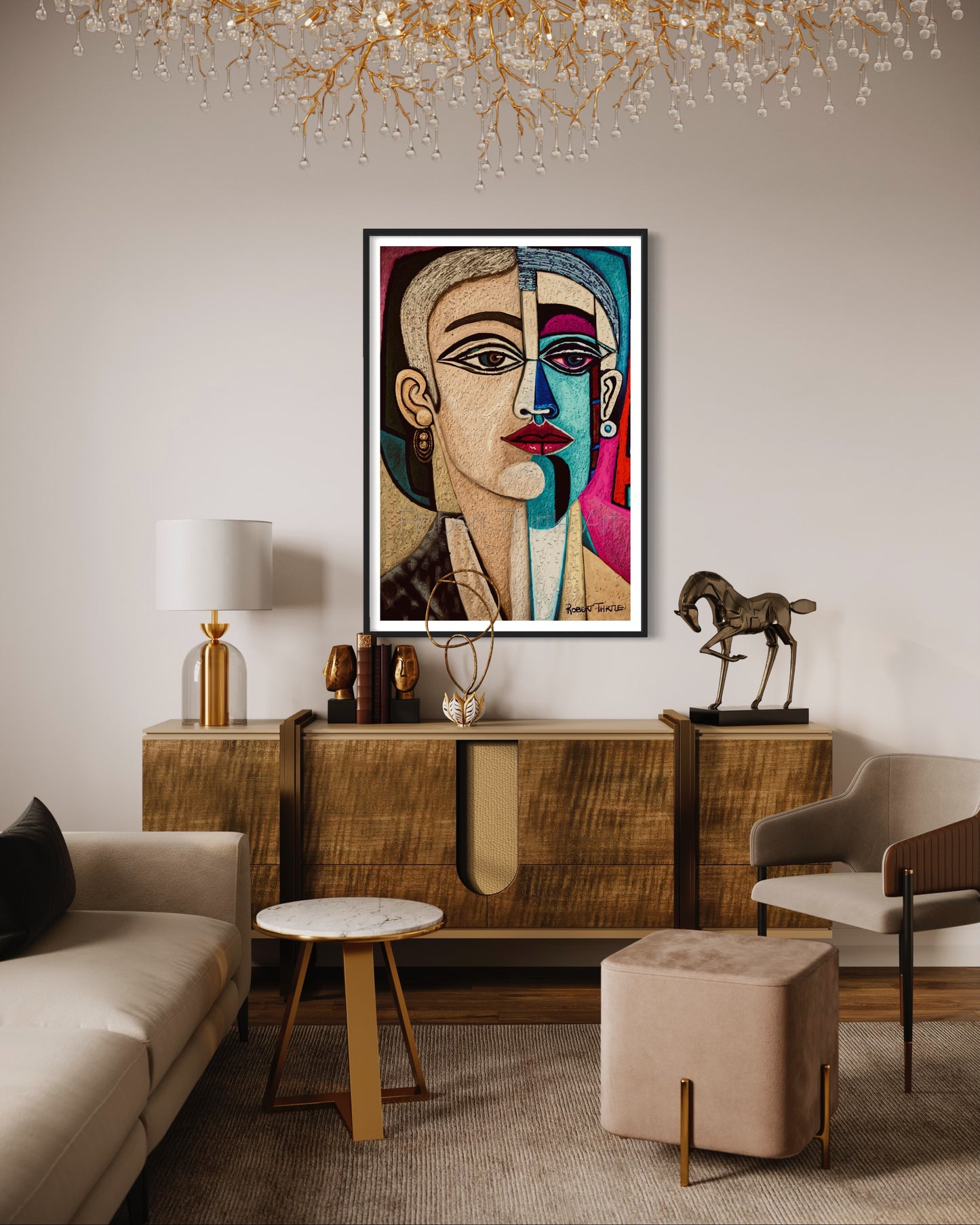 Title: SINEAD - ARTi Gallery Original Robert Thirtle CANVAS Print - Sizes A4 - A0