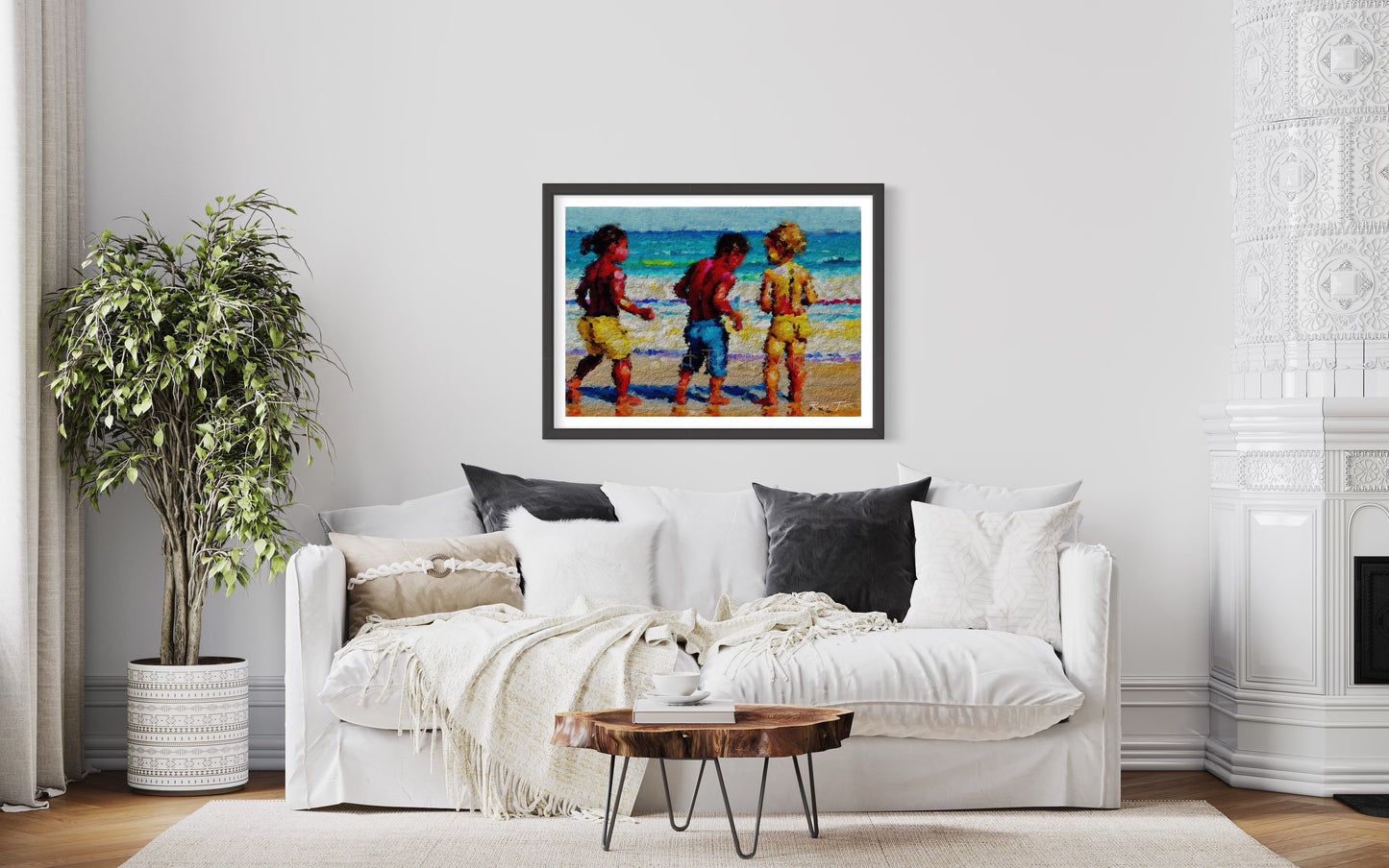 Title: SUNNY DAY - ARTi Gallery Original Robert Thirtle CANVAS Print - Sizes A4 - A0