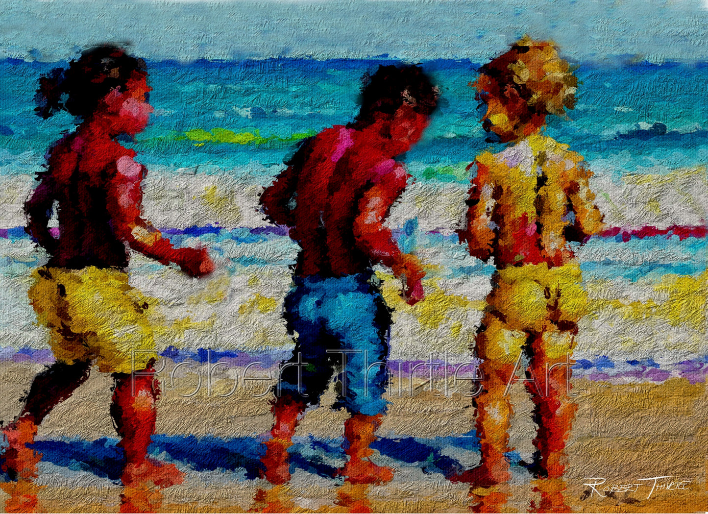 Title: SUNNY DAY - ARTi Gallery Original Robert Thirtle CANVAS Print - Sizes A4 - A0