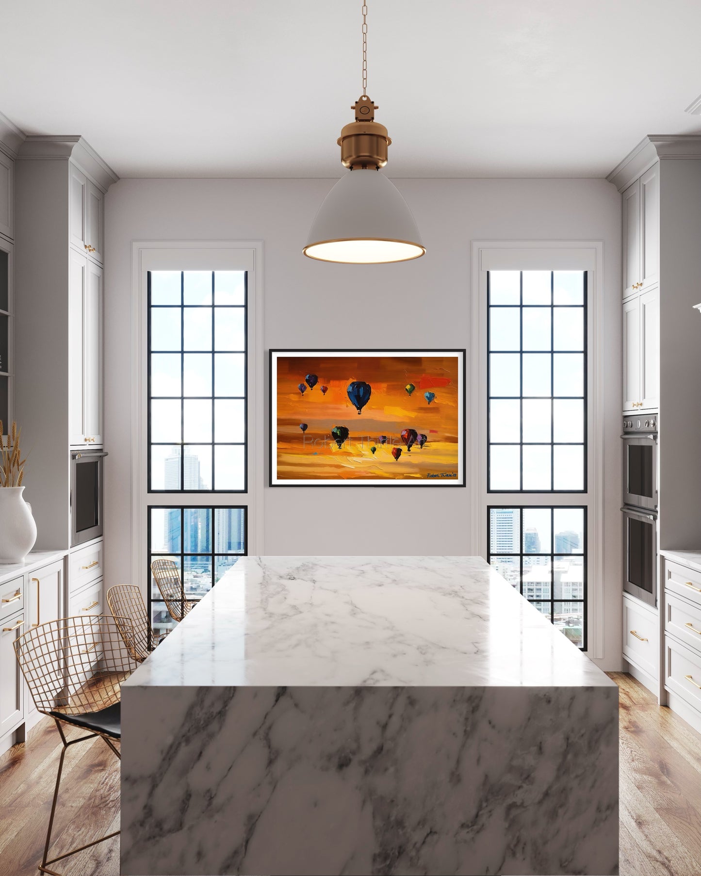 Title: TURKEY SKIES - ARTi Gallery Original Robert Thirtle CANVAS Print - Sizes A4 - A0