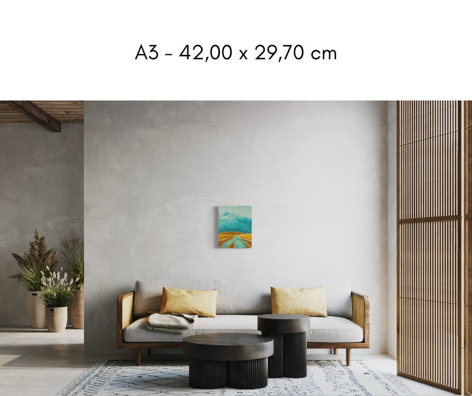 Title: SNOW AND SAND - ARTi Gallery Original Robert Thirtle CANVAS Print - Sizes A4 - A0