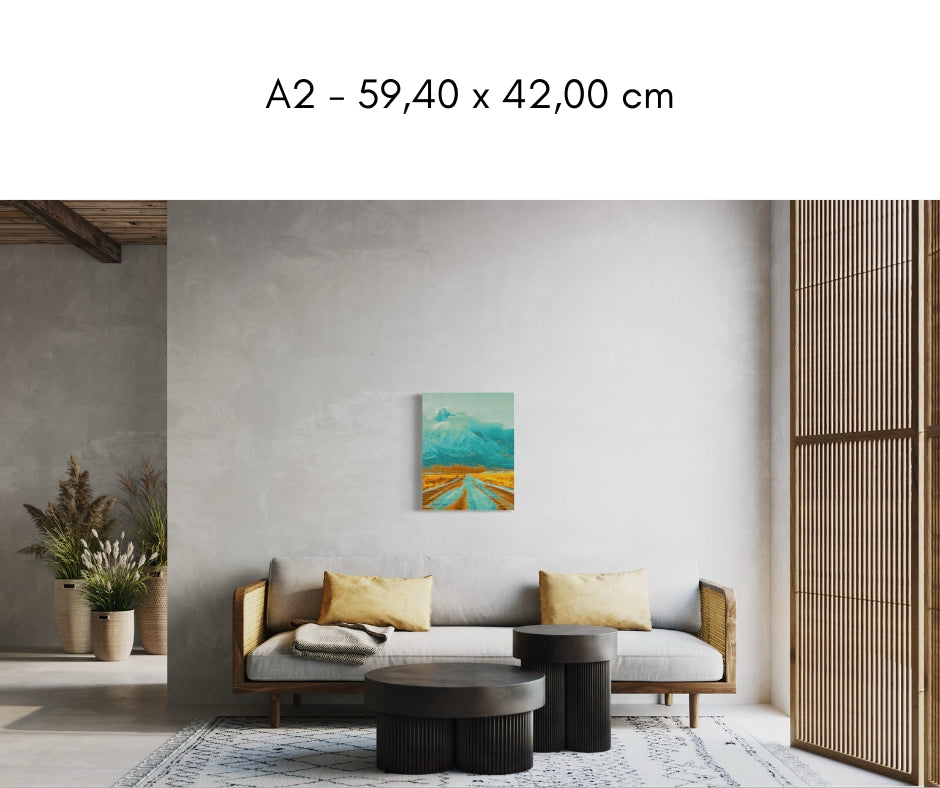 Title: SNOW AND SAND - ARTi Gallery Original Robert Thirtle CANVAS Print - Sizes A4 - A0