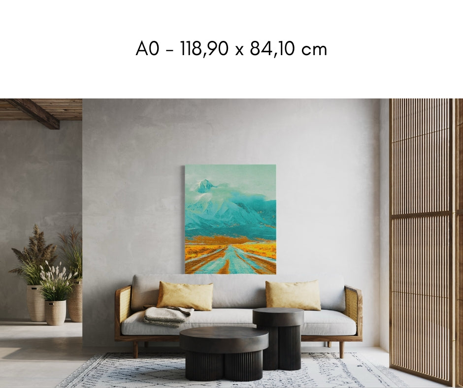 Title: SNOW AND SAND - ARTi Gallery Original Robert Thirtle CANVAS Print - Sizes A4 - A0