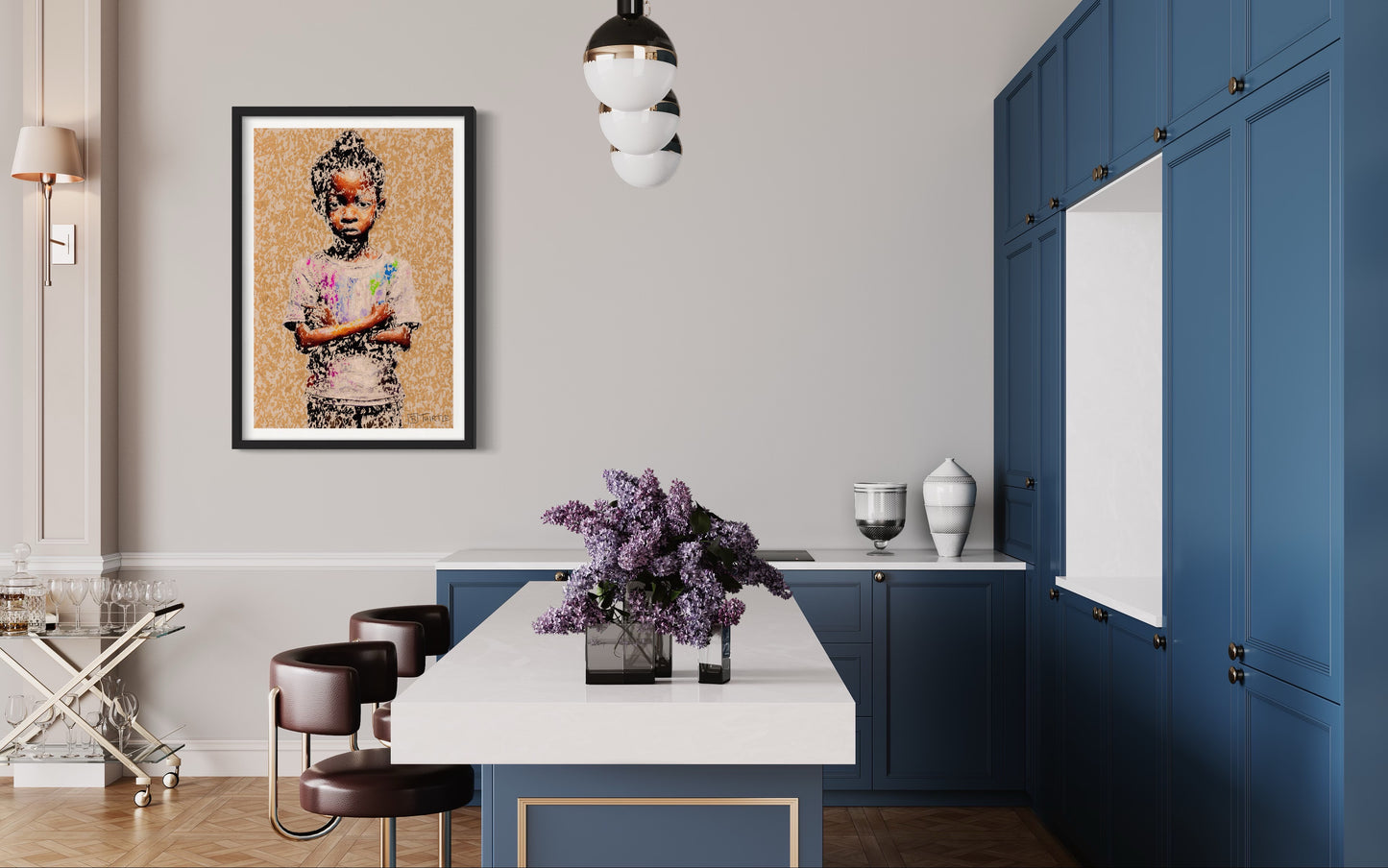 Title: AFRICAN CHILD 1 - ARTi Gallery Original Robert Thirtle CANVAS Print - Sizes A4 - A0