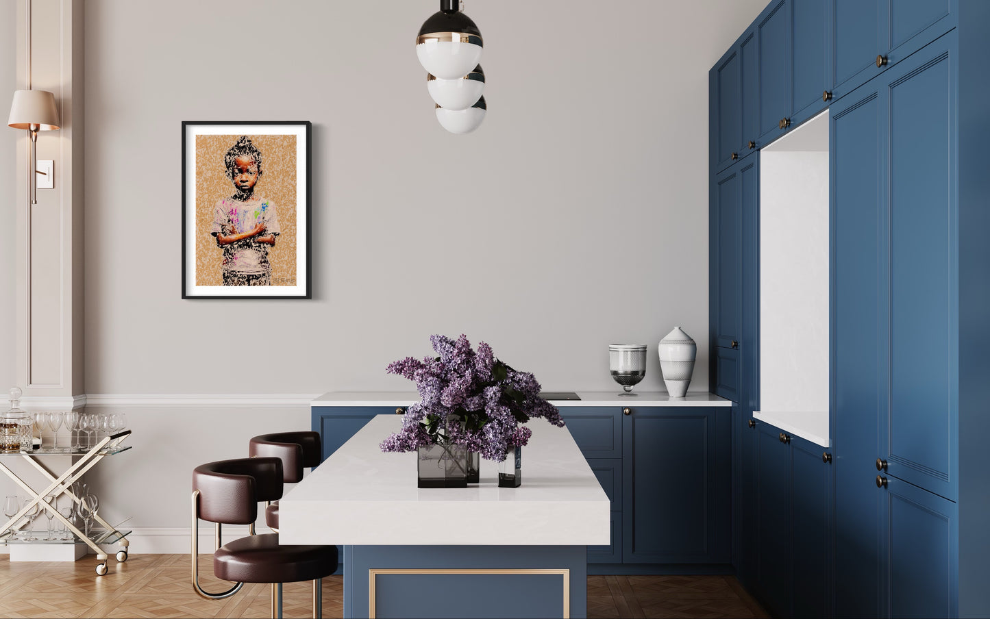 Title: AFRICAN CHILD 1 - ARTi Gallery Original Robert Thirtle CANVAS Print - Sizes A4 - A0
