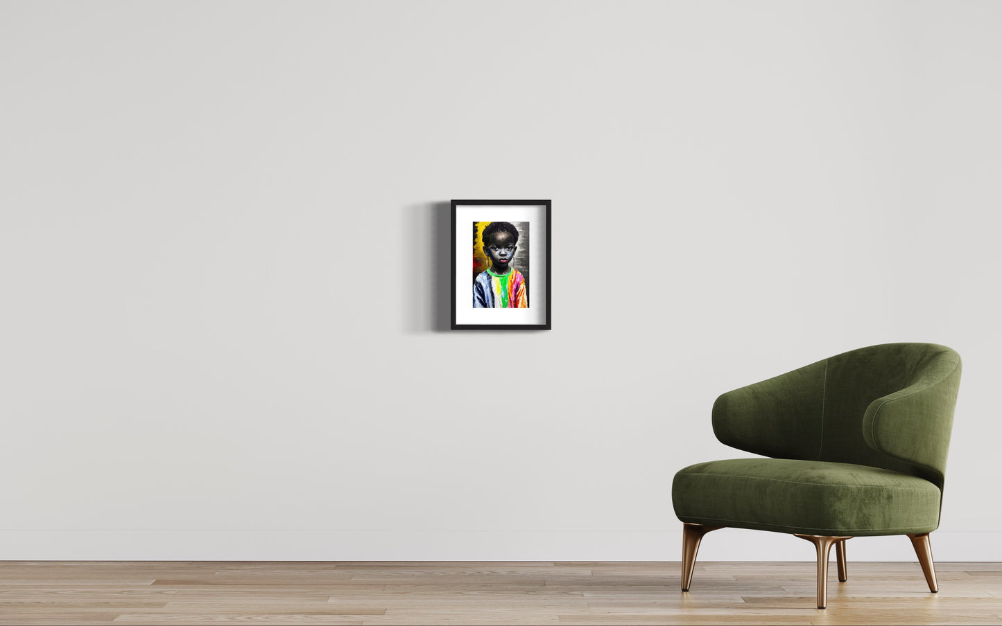 Title: AFRICAN CHILD 2 - ARTi Gallery Original Robert Thirtle CANVAS Print - Sizes A4 - A0