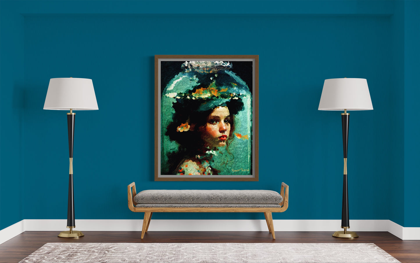 Title: BOTTLED DREAMS - ARTi Gallery Original Robert Thirtle CANVAS Print - Sizes A4 - A0