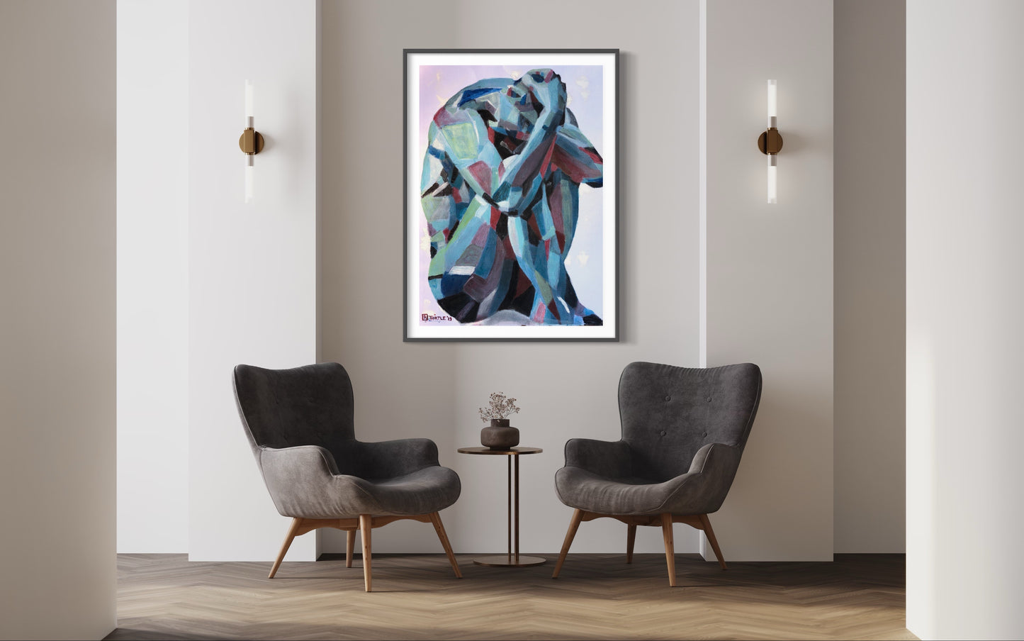 Title: DEPRESSION - ARTi Gallery Original Robert Thirtle CANVAS Print - Sizes A4 - A0