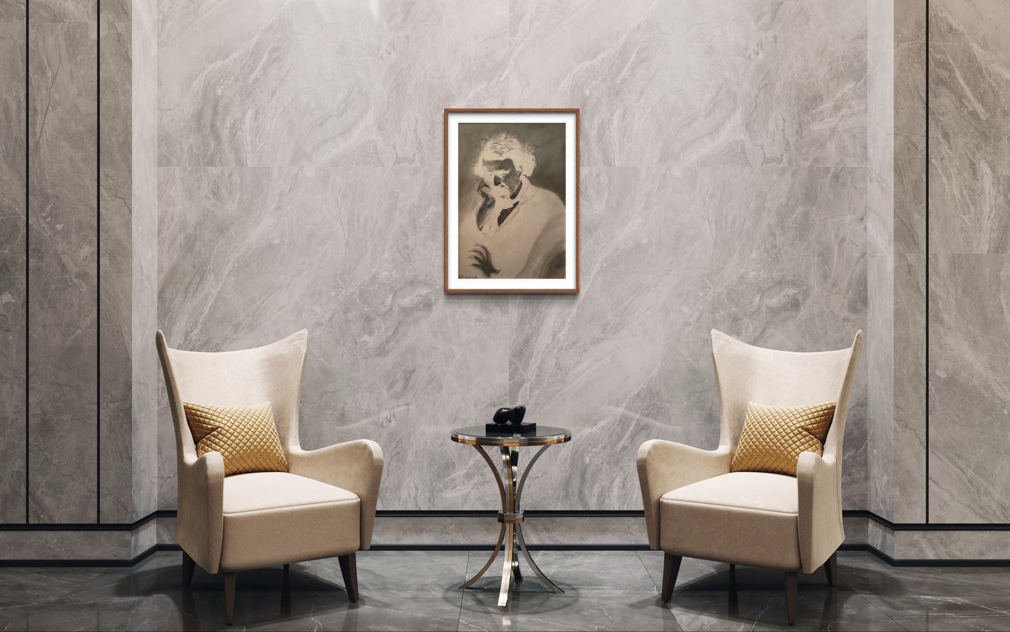Title: EINSTEIN - ARTi Gallery Original Robert Thirtle CANVAS Print - Sizes A4 - A0