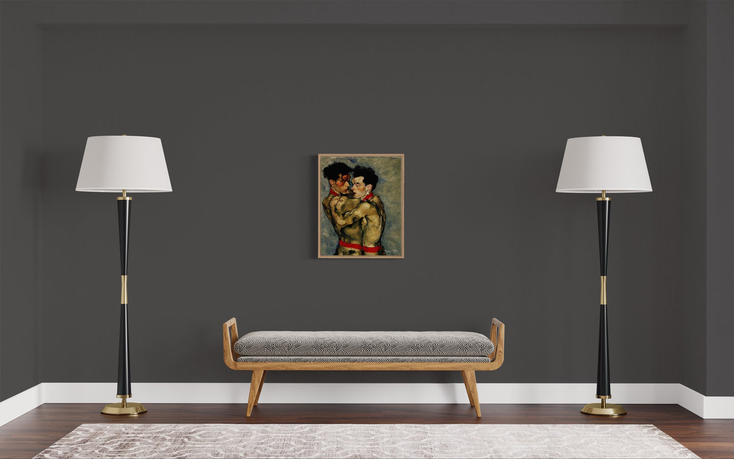 Title: IN LOVE 2 - ARTi Gallery Original Robert Thirtle CANVAS Print - Sizes A4 - A0