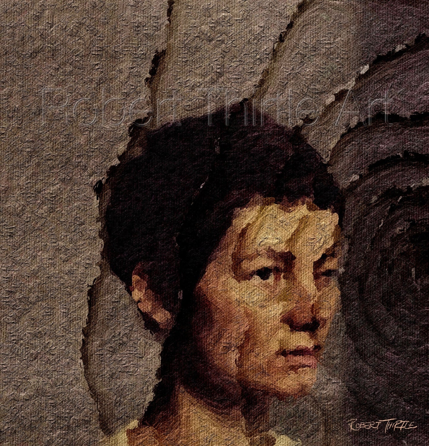 Title: JOSIE - ARTi Gallery Original Robert Thirtle CANVAS Print - Sizes A4 - A0