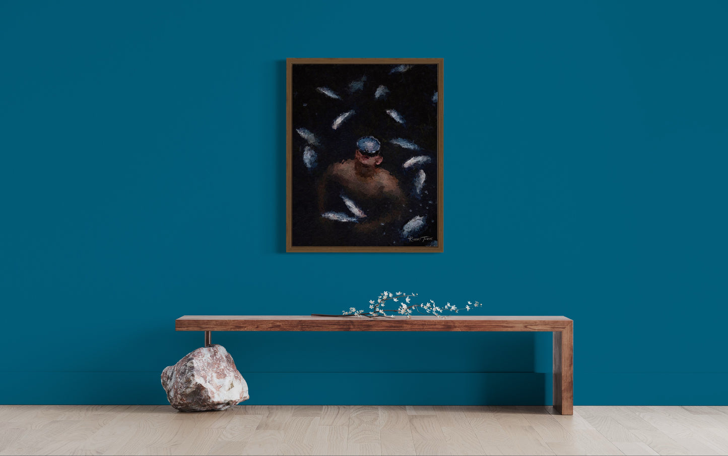 Title: LOVE IS ALL AROUND ME - ARTi Gallery Original Robert Thirtle CANVAS Print - Sizes A4 - A0