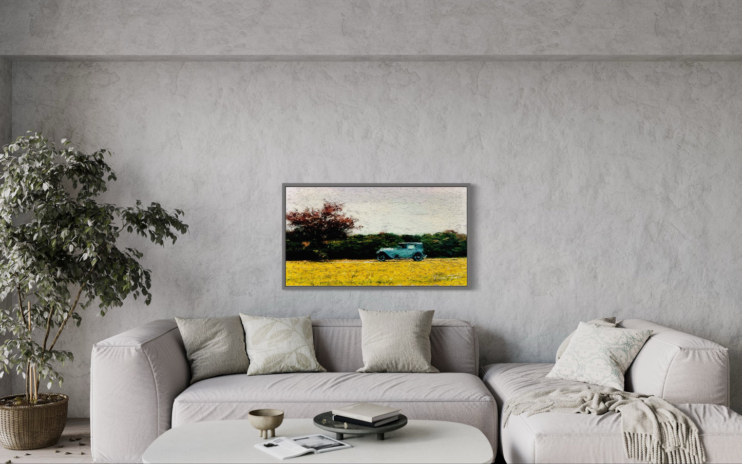 Title: PEAKY BENTLEY - ARTi Gallery Original Robert Thirtle CANVAS Print - Sizes A4 - A0