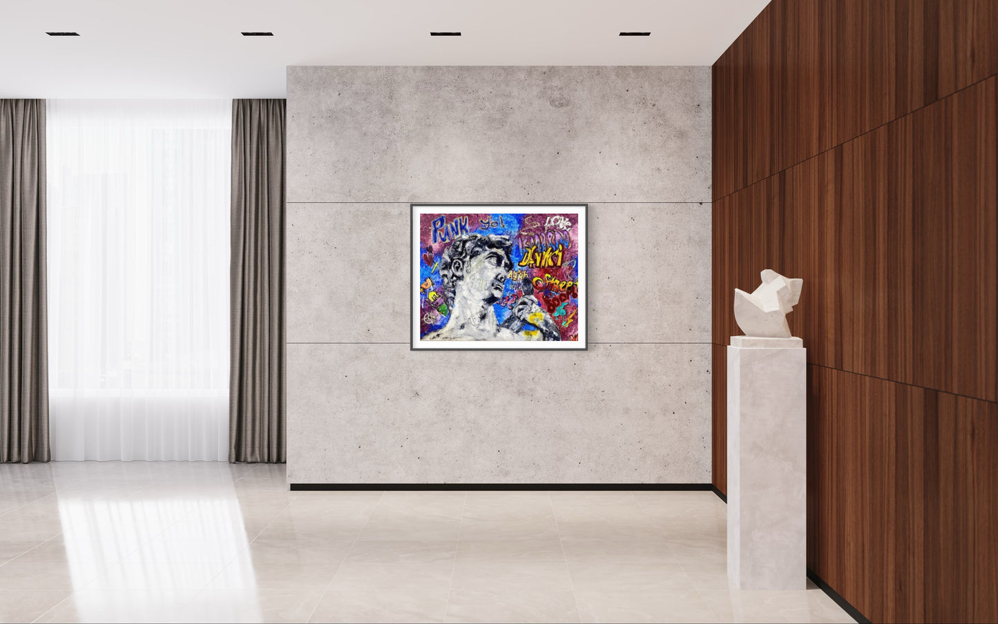 Title: PUNK YO! - ARTi Gallery Original Robert Thirtle CANVAS Print - Sizes A4 - A0