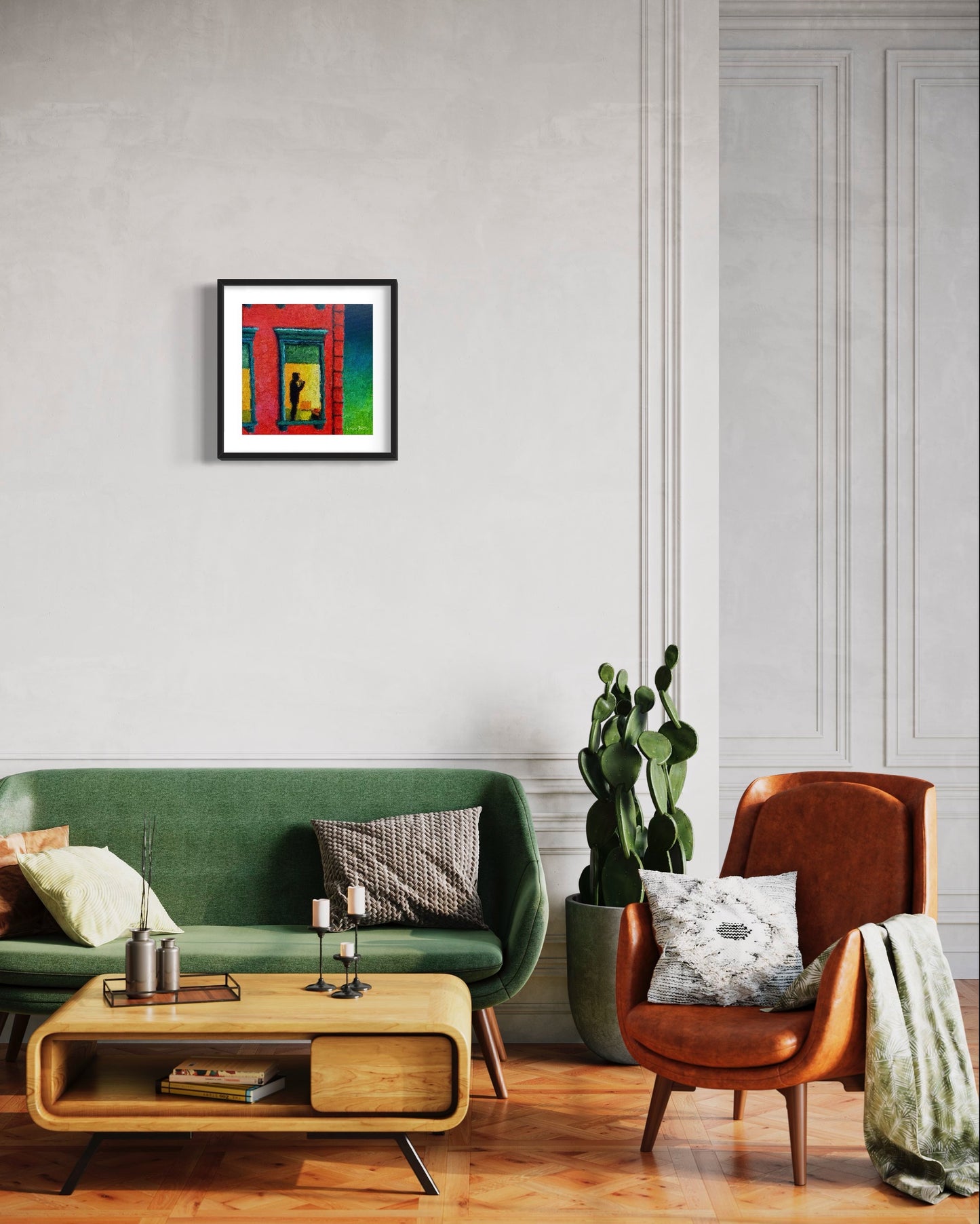 Title: SMOKING MYSTERY - ARTi Gallery Original Robert Thirtle CANVAS Print - Sizes A4 - A0