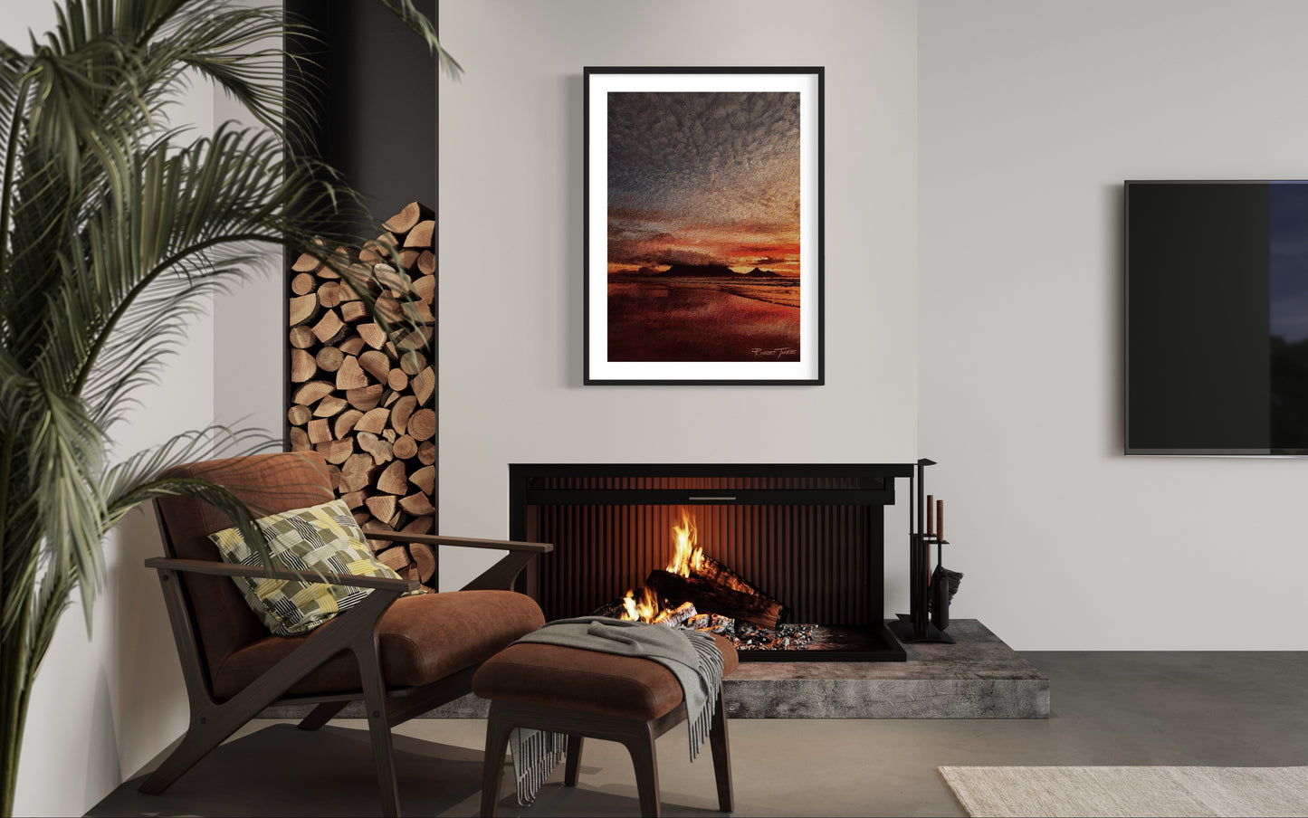 Title: TABLE MOUNTAIN - ARTi Gallery Original Robert Thirtle CANVAS Print - Sizes A4 - A0