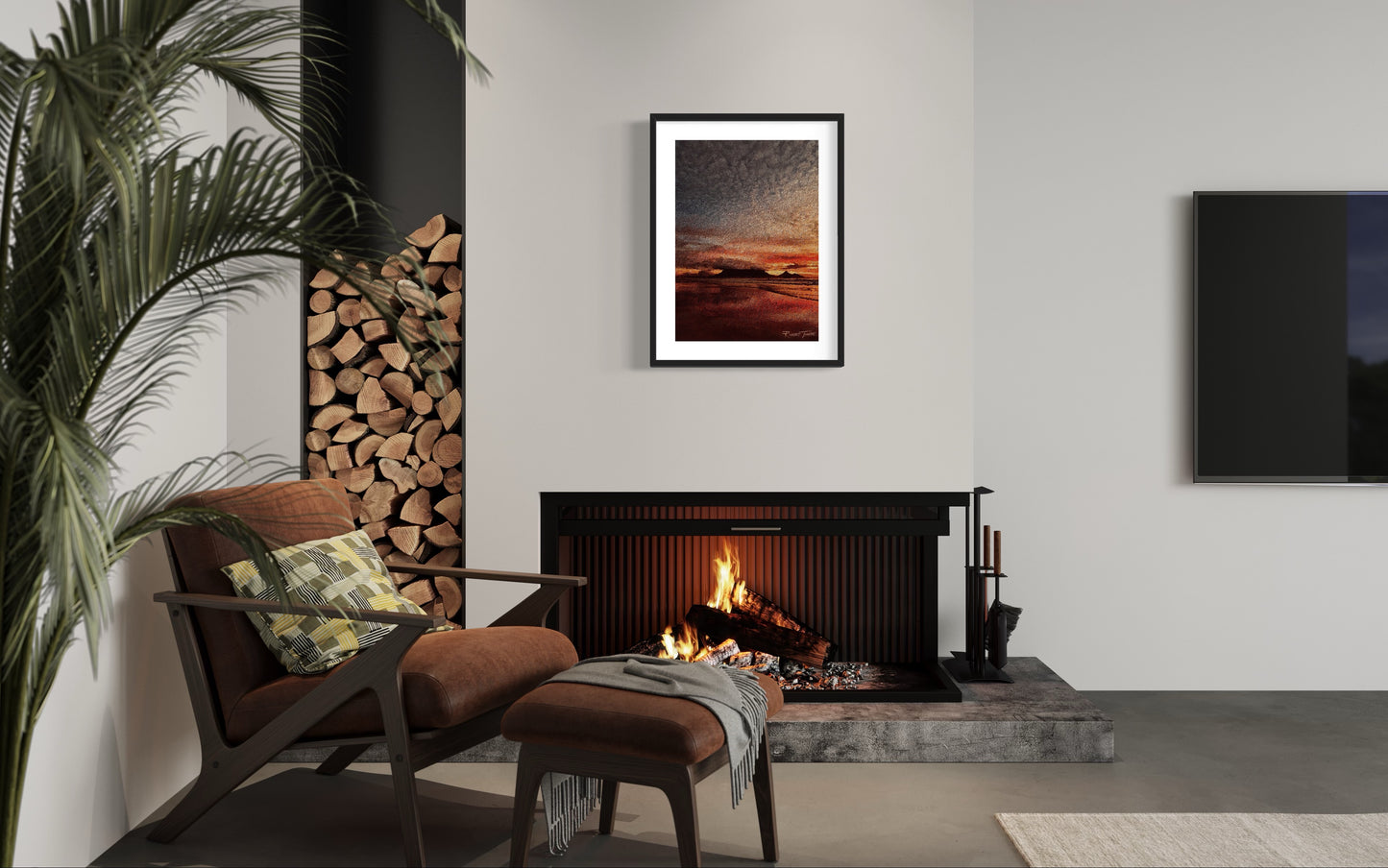 Title: TABLE MOUNTAIN - ARTi Gallery Original Robert Thirtle CANVAS Print - Sizes A4 - A0