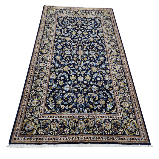 Afghan Rugs: Premium quality Iranian Kashan Carpet 235 X 138 cm