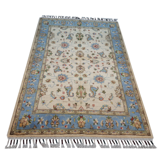 Afghan Rugs: Fine Afghan Ariana Carpet 181 x 124 cm