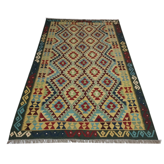 Afghan Rugs: Fine Afghan Choubi Kilim 237 x 160cm