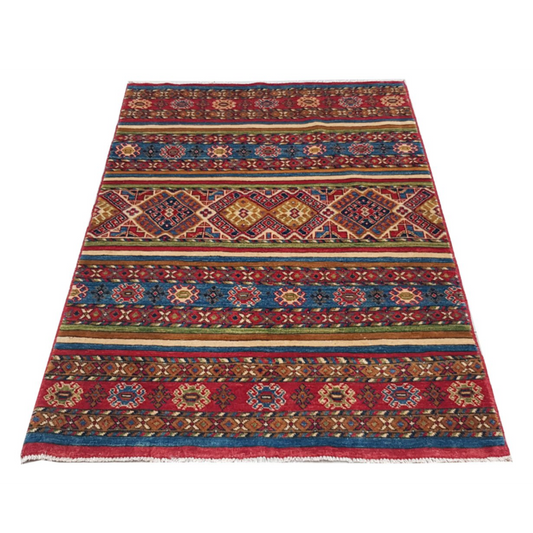 Afghan Rugs: Beautiful Afghan Ariana Carpet 176 x 116 cm
