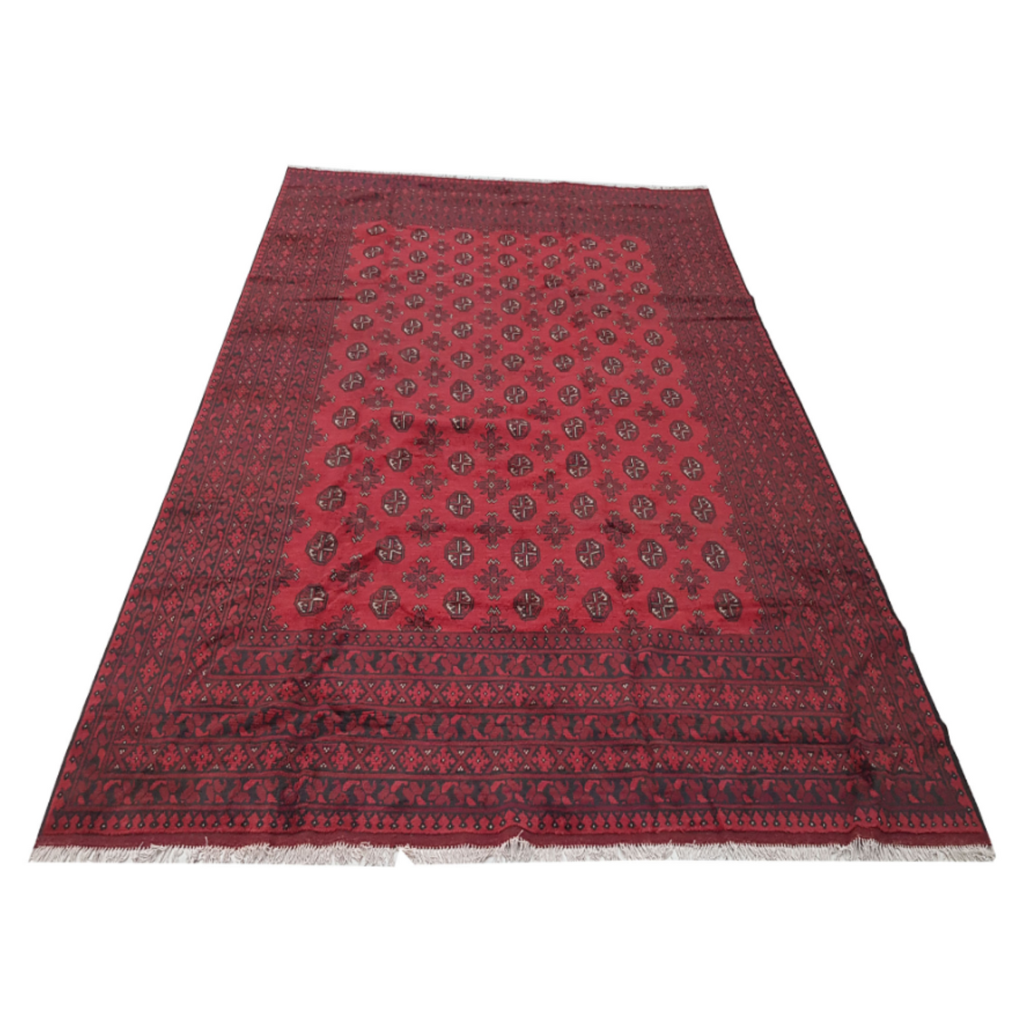 Rugs: Red Afghan Carpet 390 x 288 cm