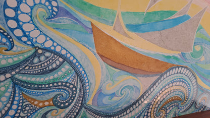 Original South African Art: Melody Potgieter - Solomon's Sea