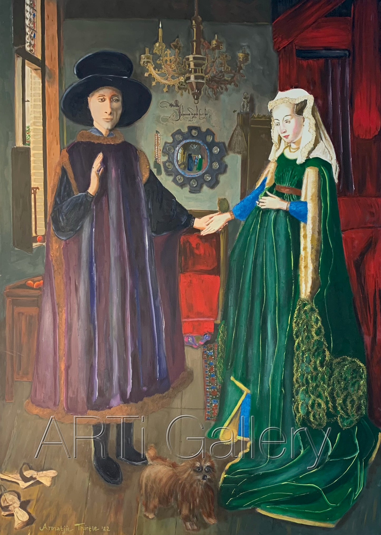 Original South African Art: Anni Thirtle - Ardolfini - The Wedding