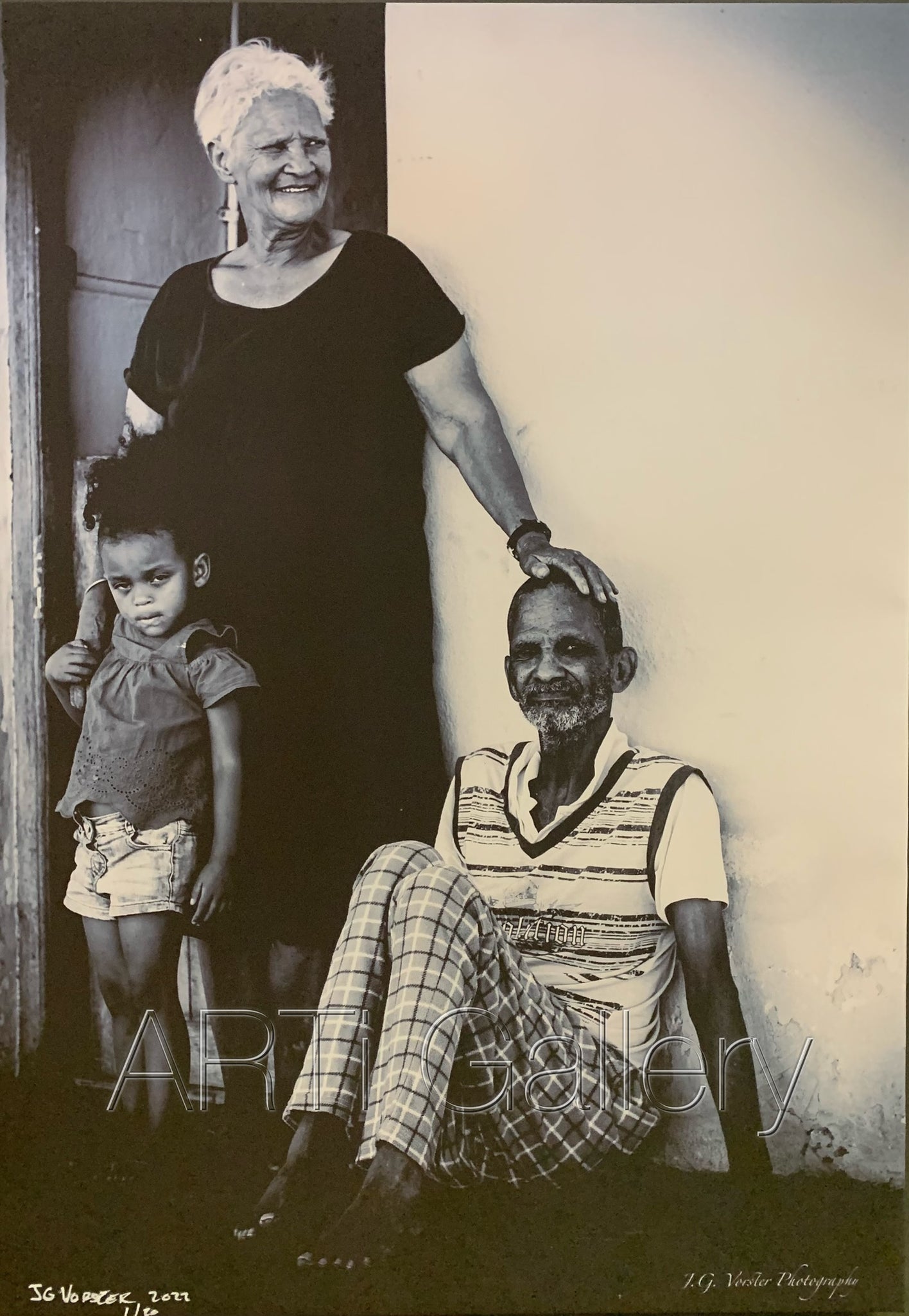 Photographic Print: Jan Vorster - The Pretorius Family