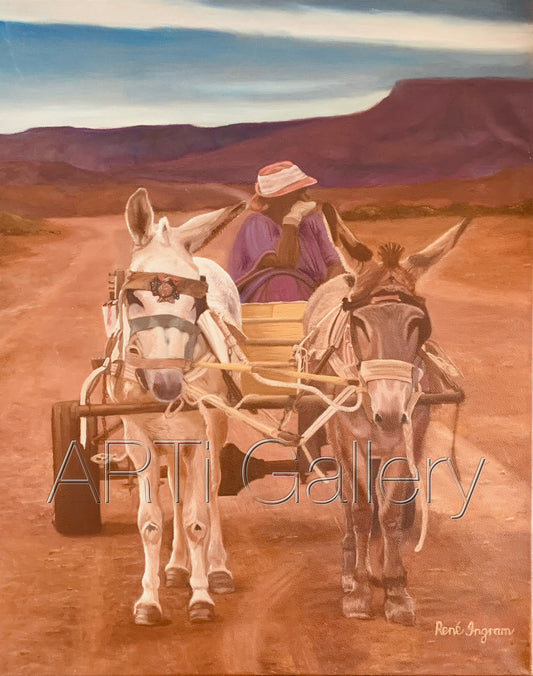 Original South African Art: Rene Ingram - Journey Home