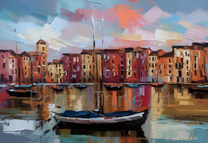 Title: ROCK THE BOAT - ARTi Gallery Original Robert Thirtle CANVAS Print - Sizes A4 - A0