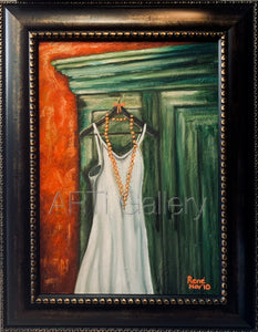 Original South African Art: Rene Ingram - The Lady's Dress