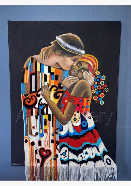 Original South African Art: Riteshni Singh - The Lovers