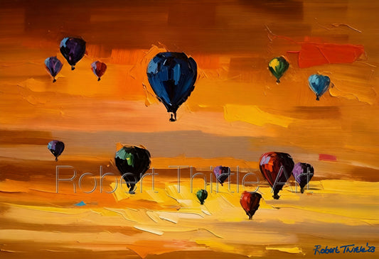 Title: TURKEY SKIES - ARTi Gallery Original Robert Thirtle CANVAS Print - Sizes A4 - A0