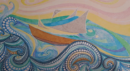 Original South African Art: Melody Potgieter - Solomon's Sea