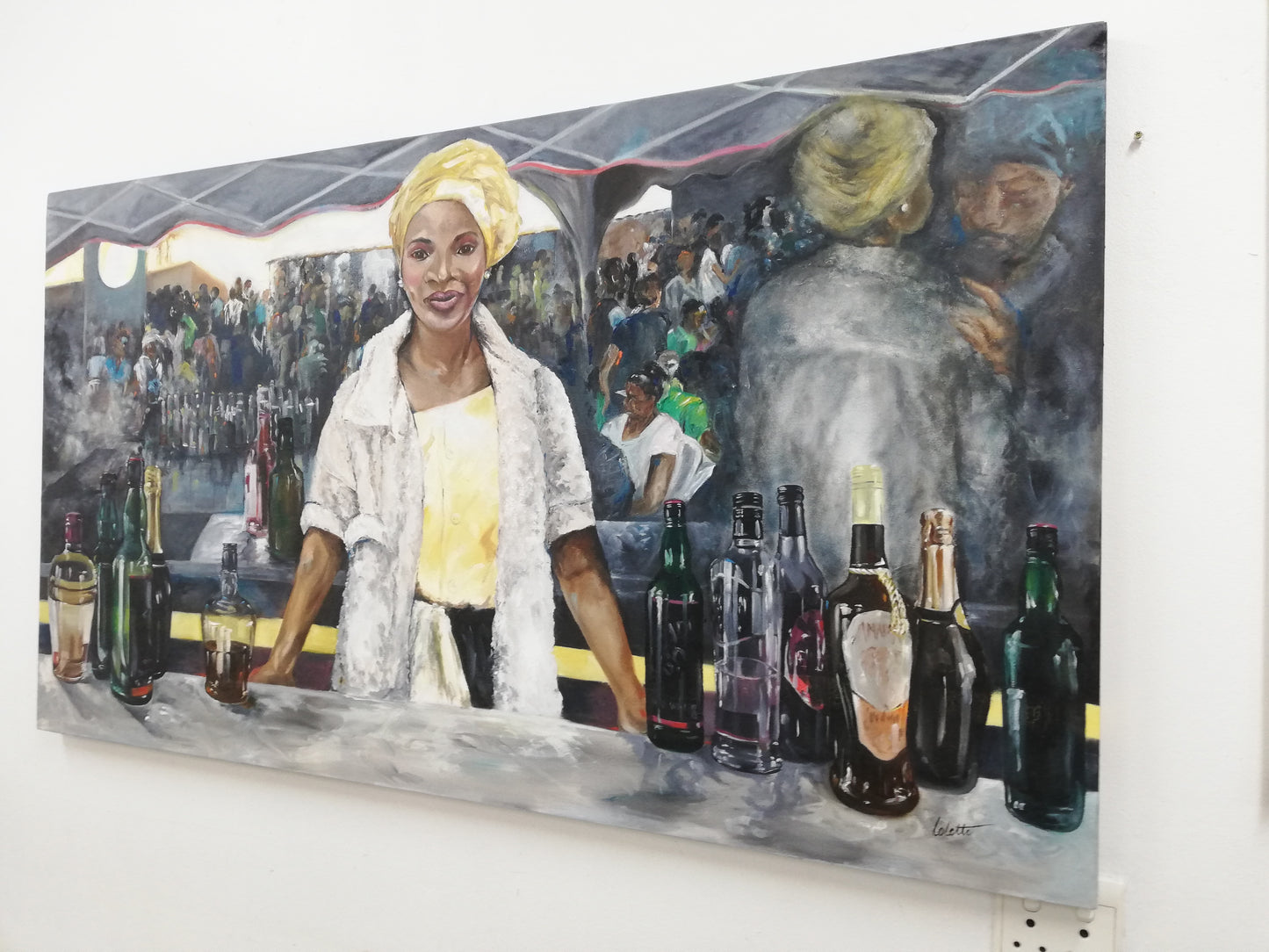 Original South African Art: Lolette Smith - A Sishanyama Soiree