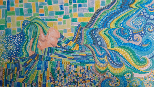 Original South African Art: Melody Potgieter - Odore Dell'State (scent of summer)