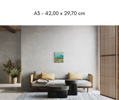 Title: SNOW AND SAND - ARTi Gallery Original Robert Thirtle CANVAS Print - Sizes A4 - A0