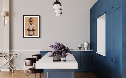 Title: AFRICAN CHILD 1 - ARTi Gallery Original Robert Thirtle CANVAS Print - Sizes A4 - A0
