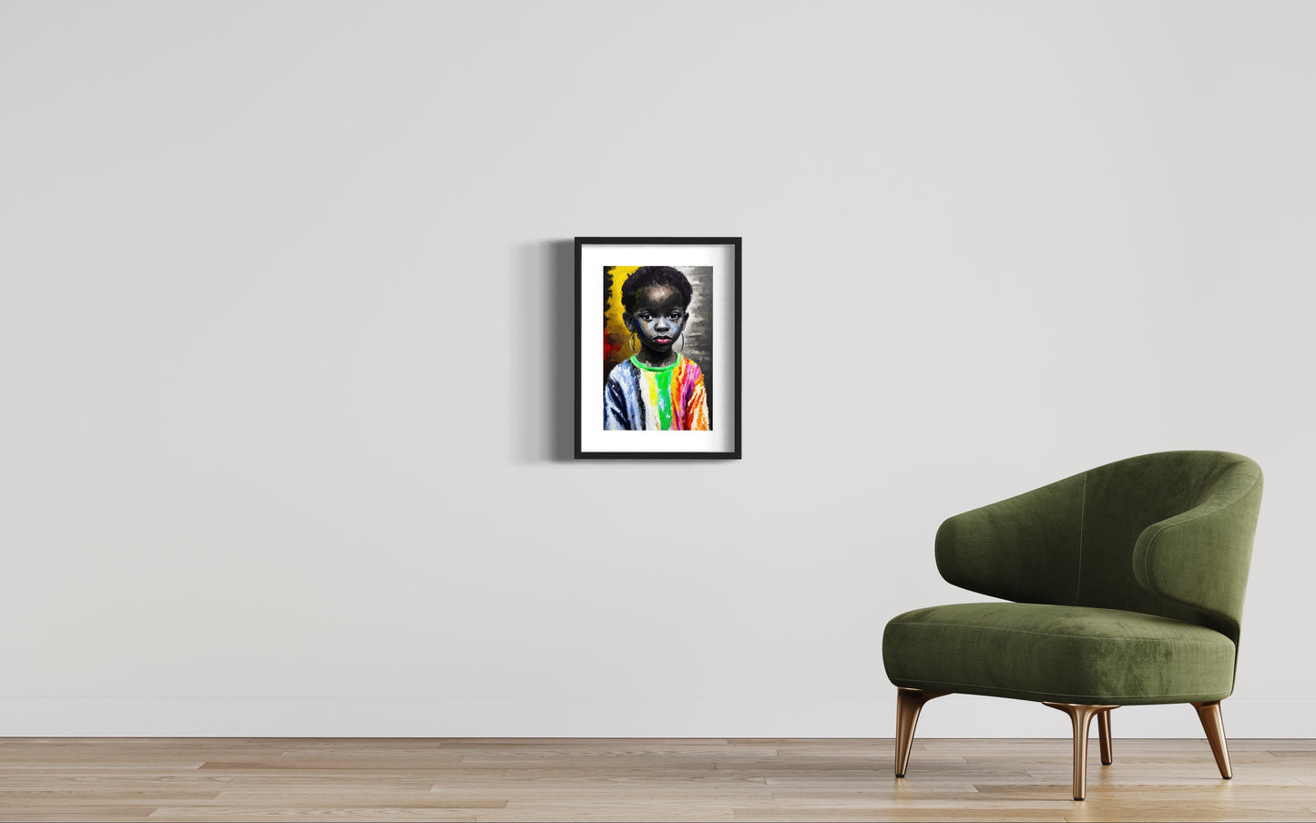 Title: AFRICAN CHILD 2 - ARTi Gallery Original Robert Thirtle CANVAS Print - Sizes A4 - A0