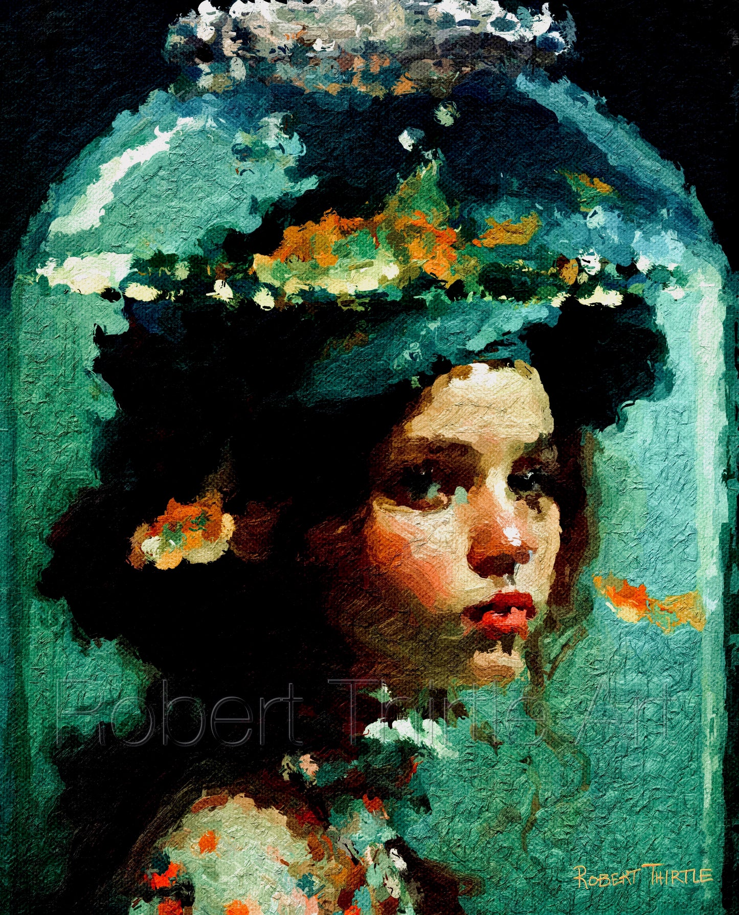 Title: BOTTLED DREAMS - ARTi Gallery Original Robert Thirtle CANVAS Print - Sizes A4 - A0