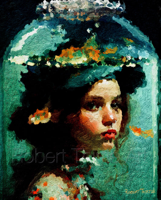 Title: BOTTLED DREAMS - ARTi Gallery Original Robert Thirtle CANVAS Print - Sizes A4 - A0