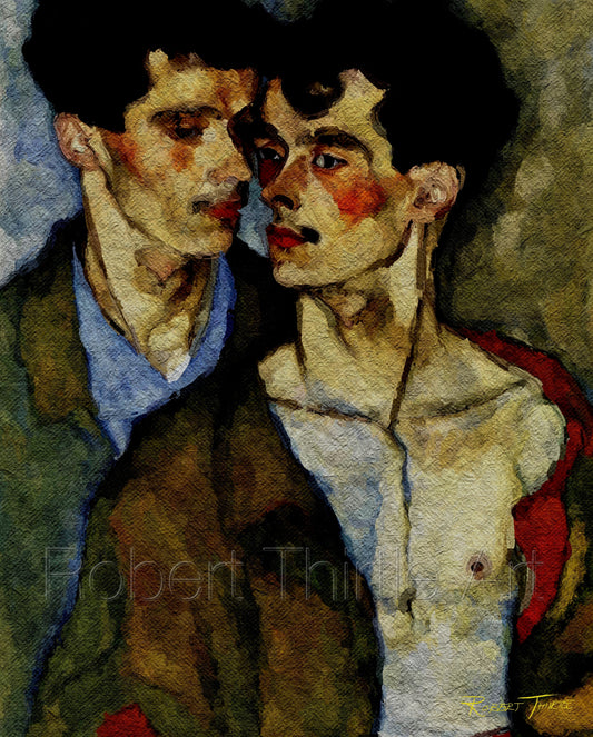 Title: IN LOVE 1 - ARTi Gallery Original Robert Thirtle CANVAS Print - Sizes A4 - A0