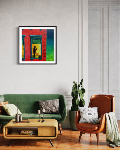 Title: SMOKING MYSTERY - ARTi Gallery Original Robert Thirtle CANVAS Print - Sizes A4 - A0