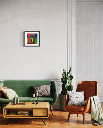 Title: SMOKING MYSTERY - ARTi Gallery Original Robert Thirtle CANVAS Print - Sizes A4 - A0