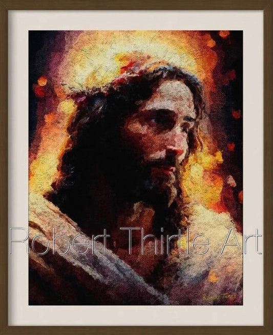 Title: SWEET JESUS - ARTi Gallery Original Robert Thirtle CANVAS Print - Sizes A4 - A0